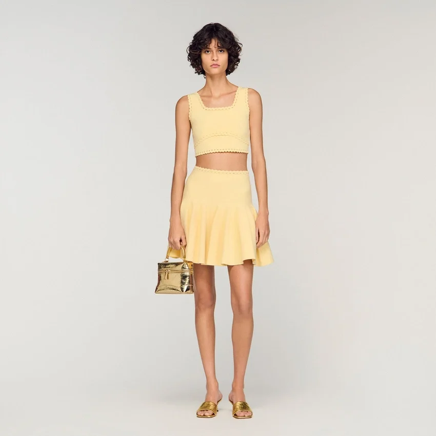 Knit crop top Knit crop top