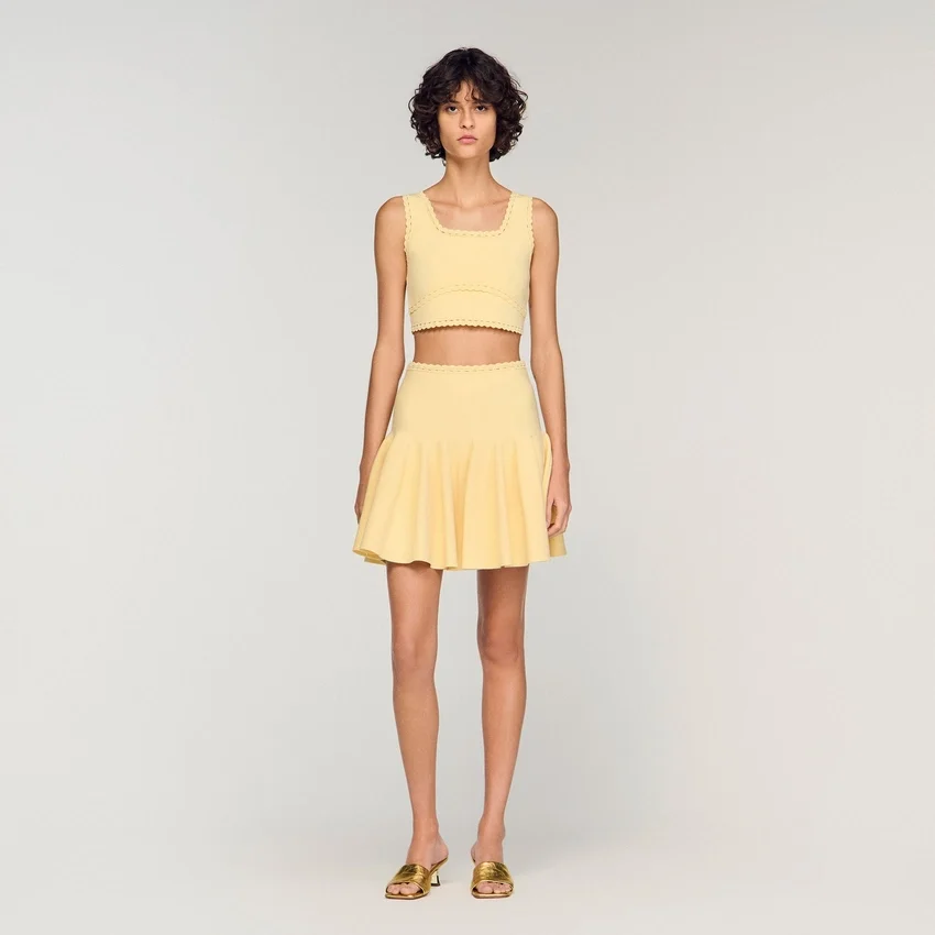 Knit crop top Knit crop top
