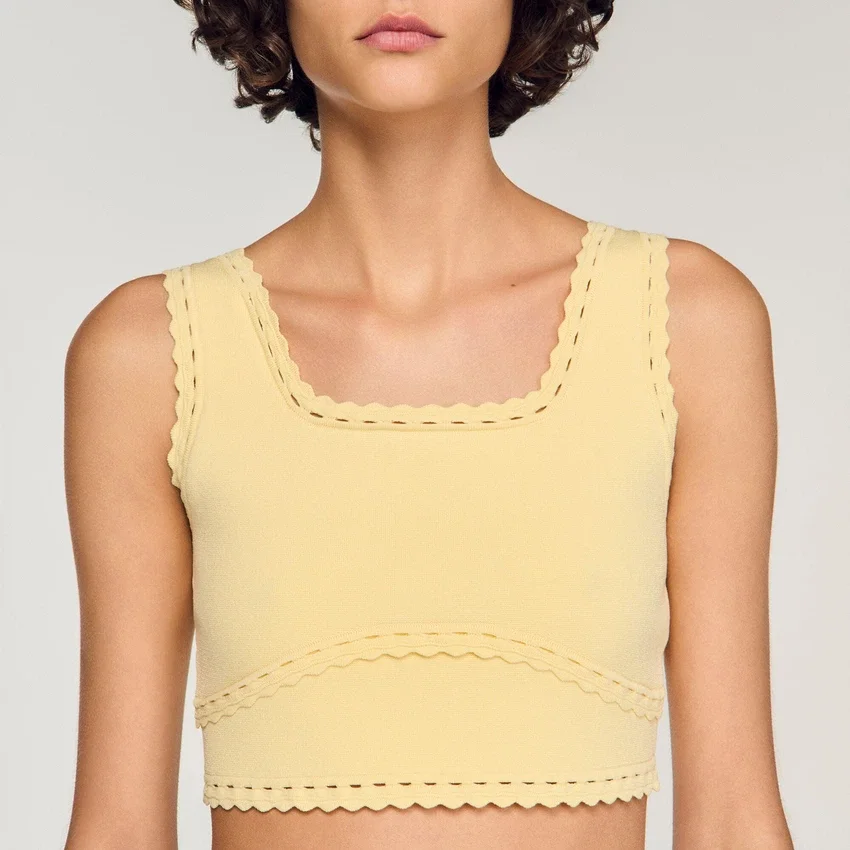Knit crop top Knit crop top