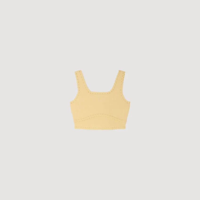 Knit crop top Knit crop top