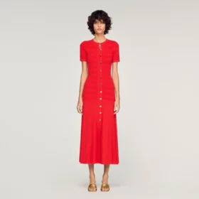 Knit maxi dress