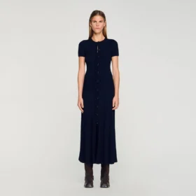Knit maxi dress