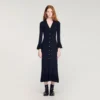 Knit maxi dress with ruffle Knit maxi dress with ruffle