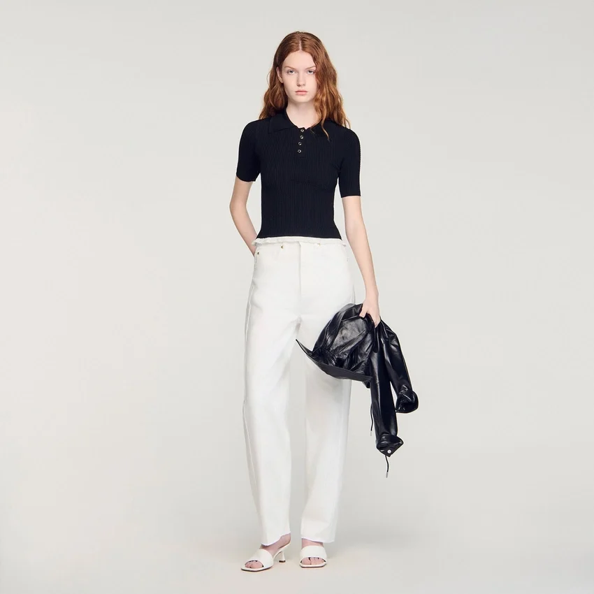 Knit polo shirt Knit polo shirt
