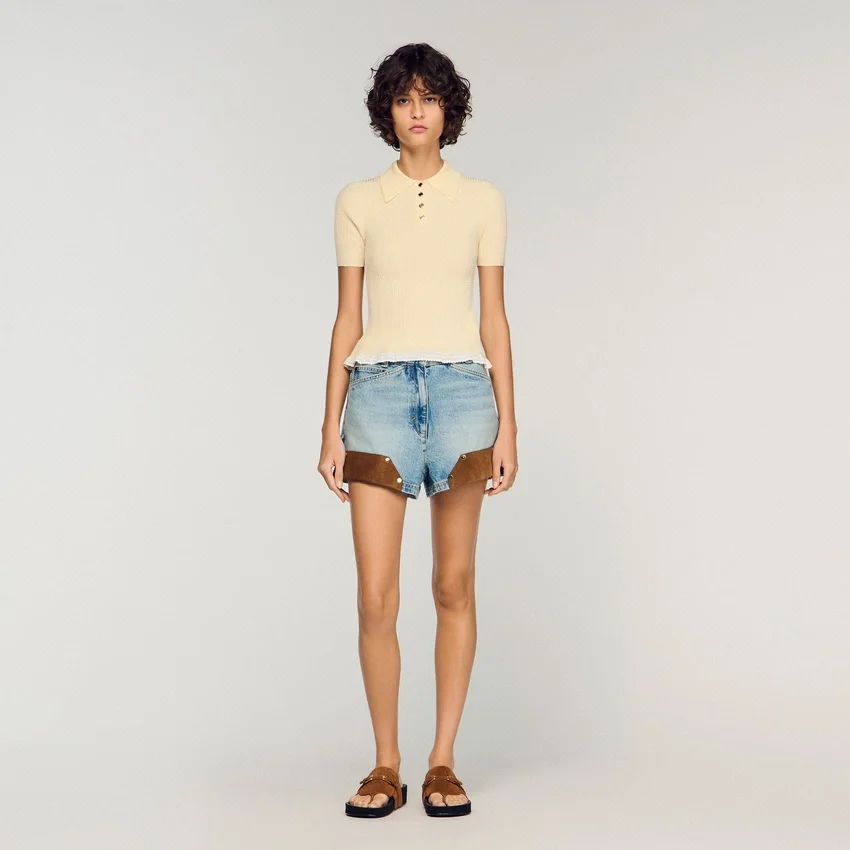 Knit polo shirt Knit polo shirt