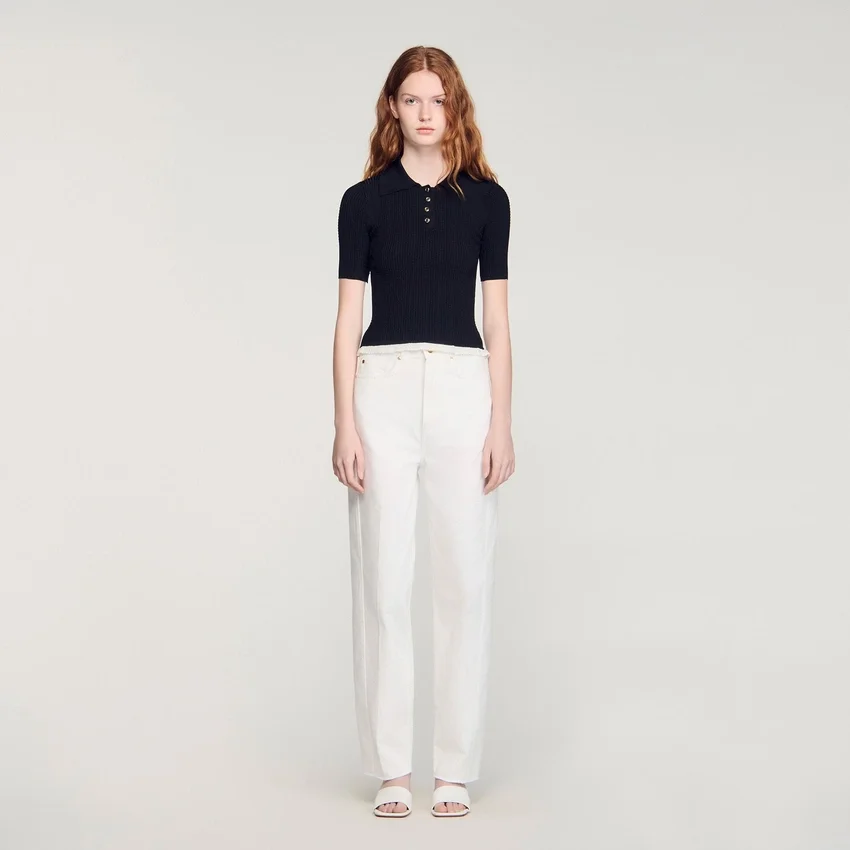 Knit polo shirt Knit polo shirt