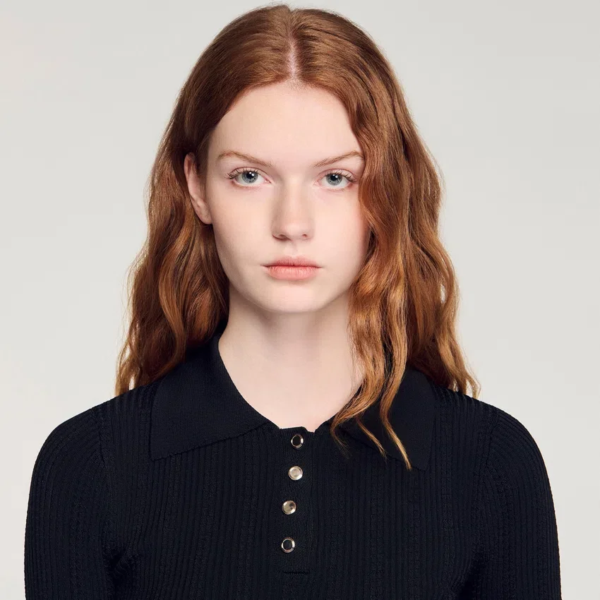 Knit polo shirt Knit polo shirt