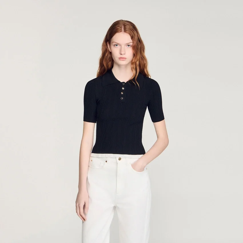 Knit polo shirt Knit polo shirt