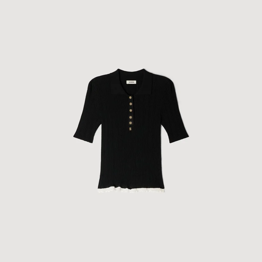 Knit polo shirt Knit polo shirt