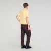 Knitted polo shirt with zip collar Knitted polo shirt with zip collar