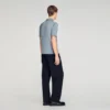 Knitted polo shirt with zip collar Knitted polo shirt with zip collar