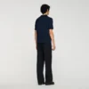 Knitted polo shirt with zip collar Knitted polo shirt with zip collar
