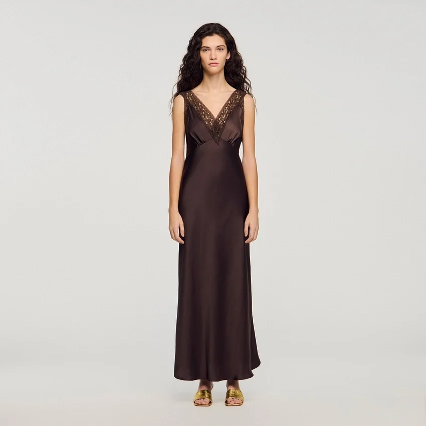 Lace collar maxi dress Lace collar maxi dress