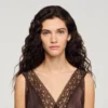 Lace collar maxi dress Lace collar maxi dress