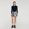 Layered effect wool blend sweater Layered effect wool blend sweater