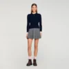 Layered effect wool blend sweater Layered effect wool blend sweater