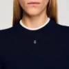 Layered effect wool blend sweater Layered effect wool blend sweater
