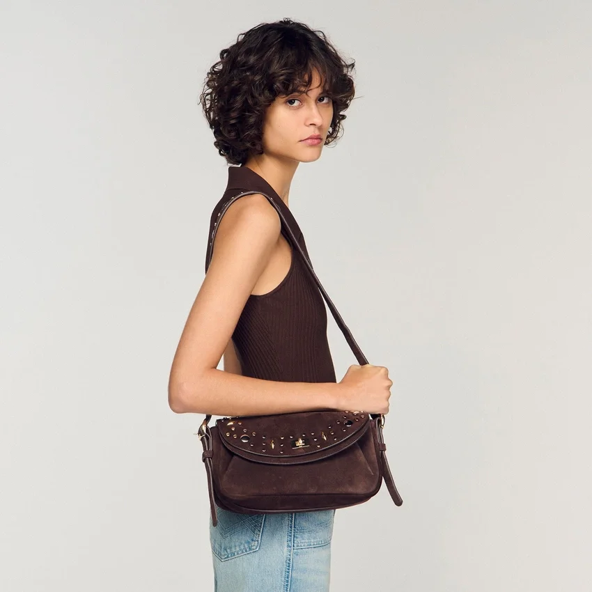LE MAMBO JANYS studded suede bag LE MAMBO JANYS studded suede bag