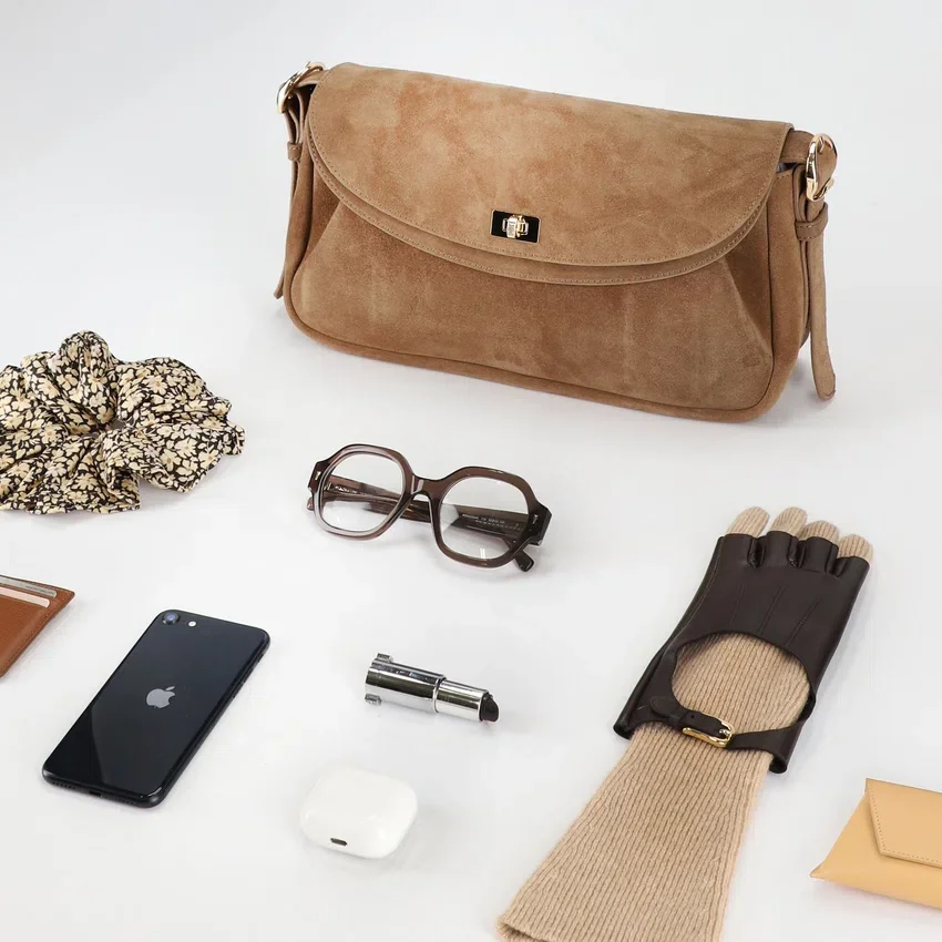 Le Mambo suede leather bag Le Mambo suede leather bag