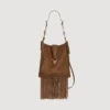 Leather and suede fringe bag Leather and suede fringe bag