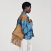 Leather and suede fringe bag Leather and suede fringe bag