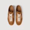 Leather and suede low-top sneaker Leather and suede low-top sneaker