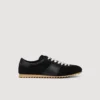 Leather and suede low-top sneakers Leather and suede low-top sneakers