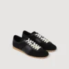 Leather and suede low-top sneakers Leather and suede low-top sneakers