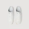Leather and suede low-top sneakers Leather and suede low-top sneakers