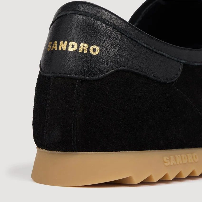Leather and suede low-top sneakers Leather and suede low-top sneakers