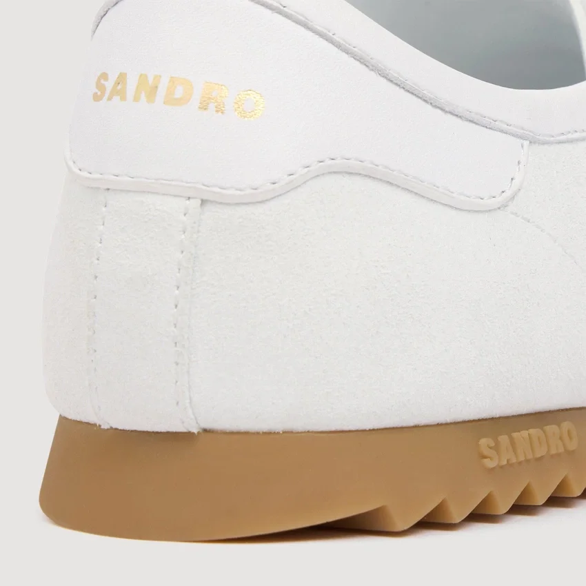Leather and suede low-top sneakers Leather and suede low-top sneakers