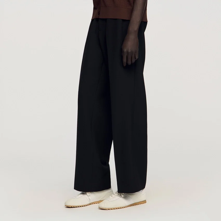 Leather and suede low-top sneakers Leather and suede low-top sneakers