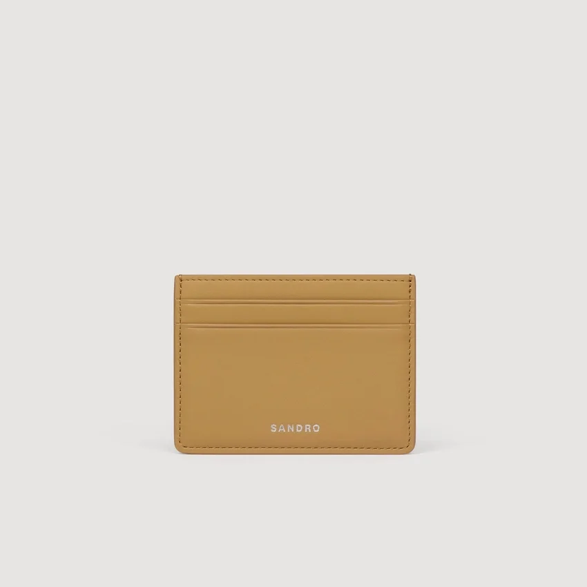 Leather logo card holder Leather logo card holder