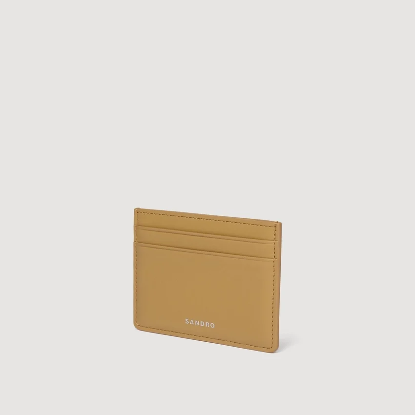 Leather logo card holder Leather logo card holder