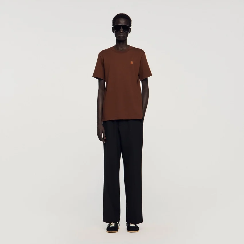 Leather logo T-shirt Leather logo T-shirt
