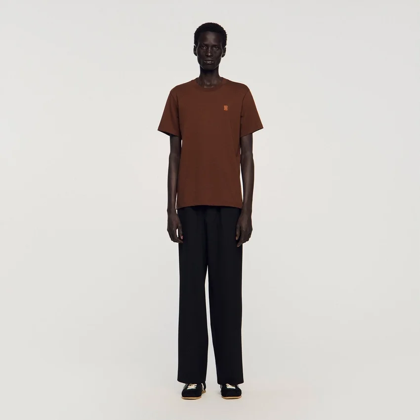 Leather logo T-shirt Leather logo T-shirt