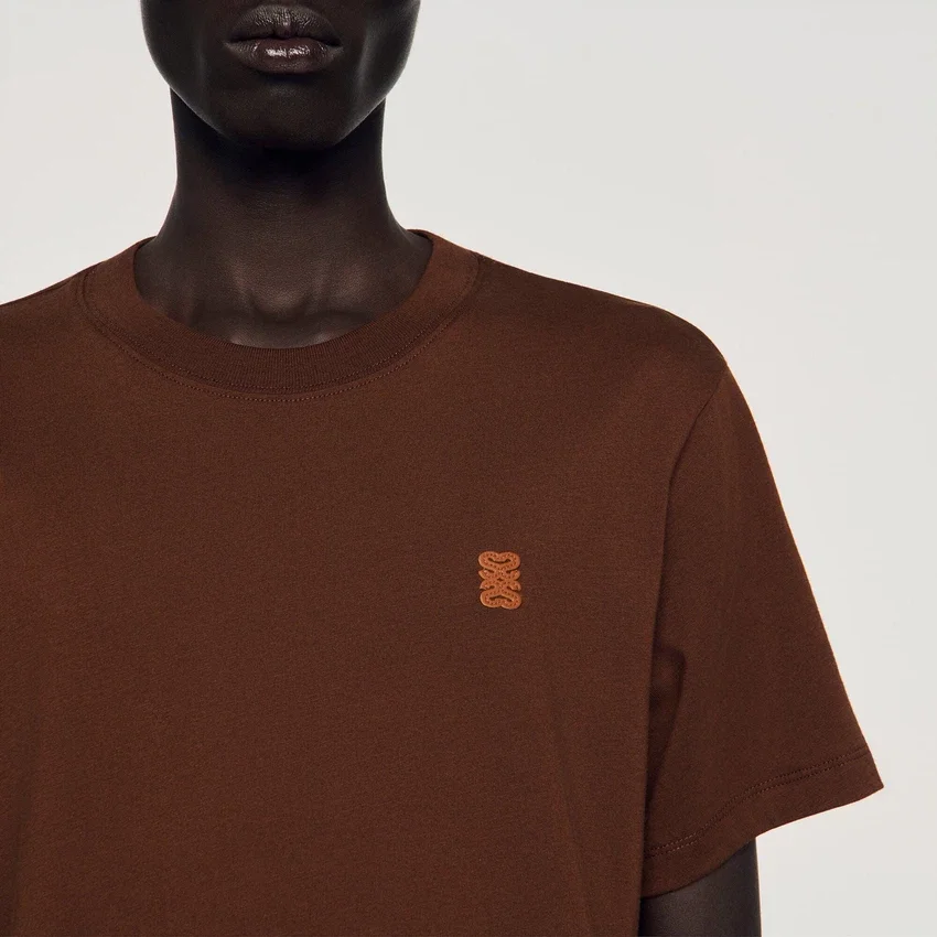 Leather logo T-shirt Leather logo T-shirt