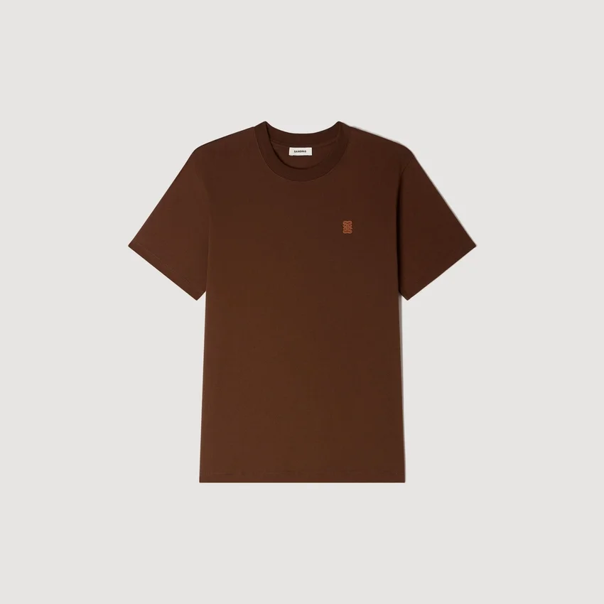 Leather logo T-shirt Leather logo T-shirt