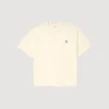 Leather logo T-shirt