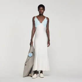 Lingerie-style maxi dress