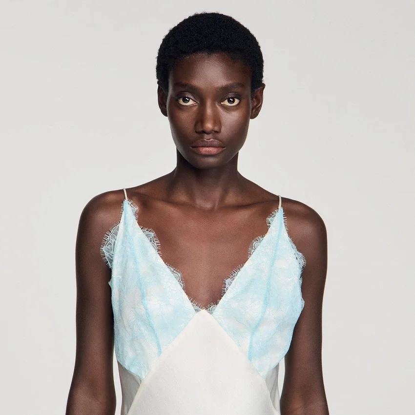 Lingerie-style maxi dress Lingerie-style maxi dress