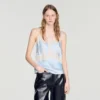 Lingerie-style top with lace Lingerie-style top with lace