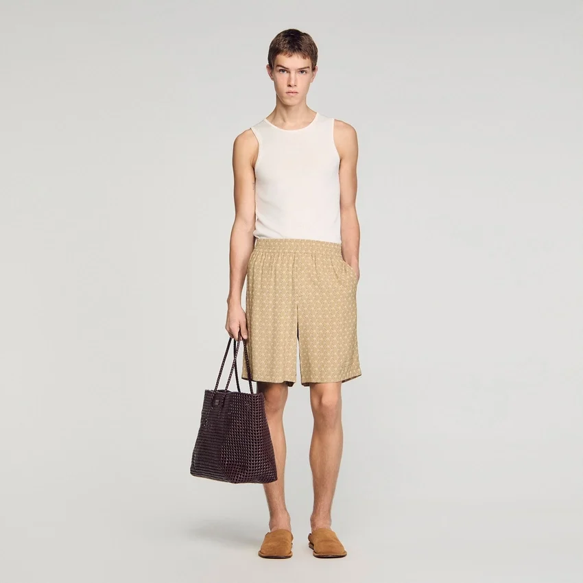 Link print flowy shorts Link print flowy shorts