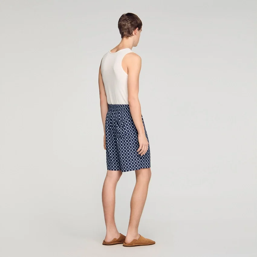 Link print flowy shorts Link print flowy shorts