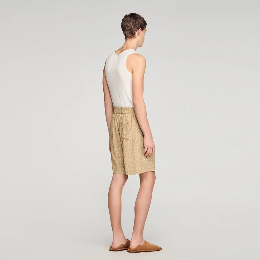 Link print flowy shorts Link print flowy shorts
