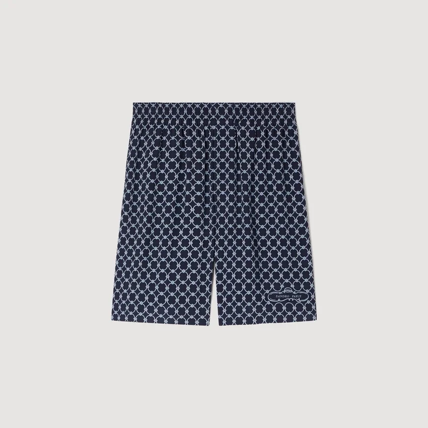 Link print flowy shorts Link print flowy shorts