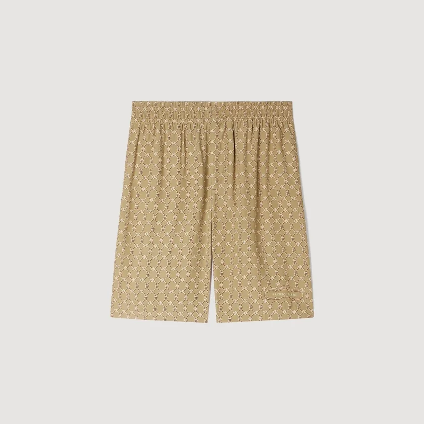 Link print flowy shorts Link print flowy shorts