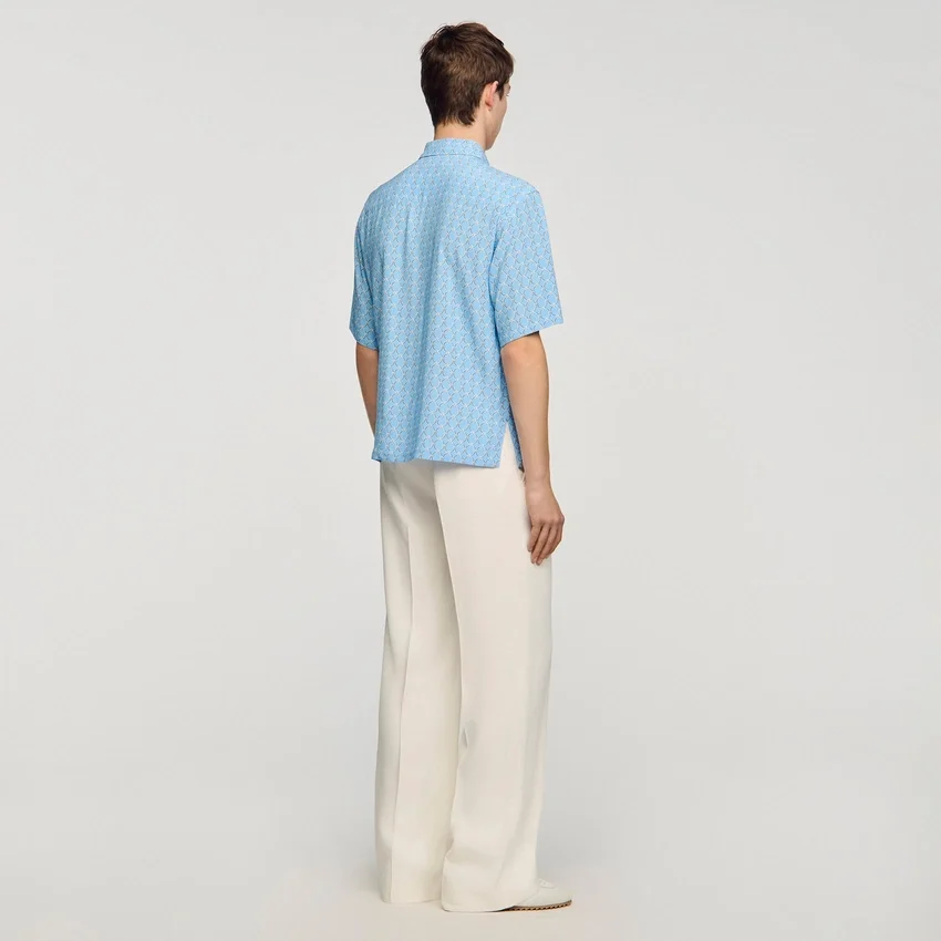 Link print loose-fit shirt Link print loose-fit shirt