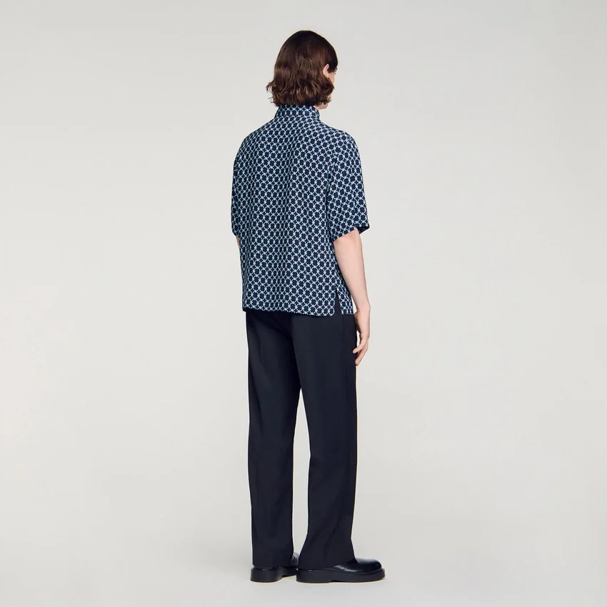 Link print loose-fit shirt Link print loose-fit shirt