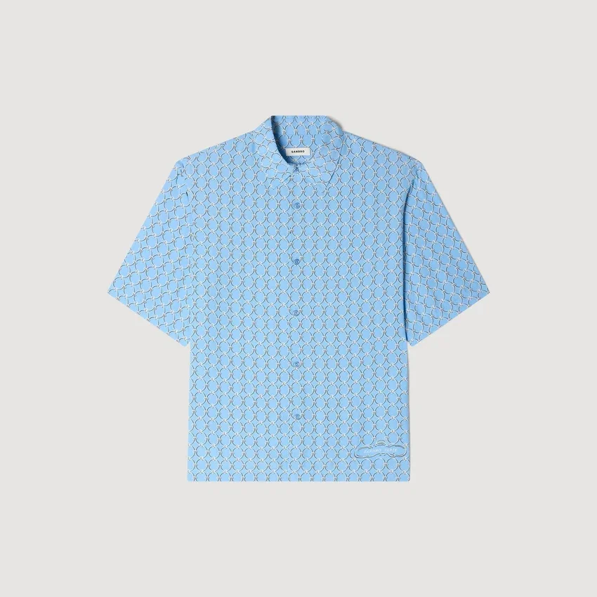 Link print loose-fit shirt Link print loose-fit shirt